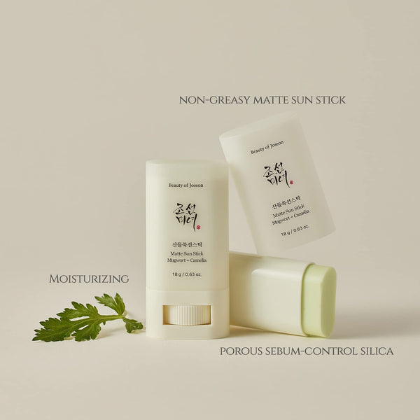 [Beauty of Joseon] Matte sun stick : Mugwort+Camelia(18g, 0.63fl.oz)