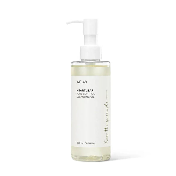 Anua - Heartleaf Pore Control Cleansing Oil 200ml/20ml                                زيت تنظيف المسام من أنوا هارت ليف